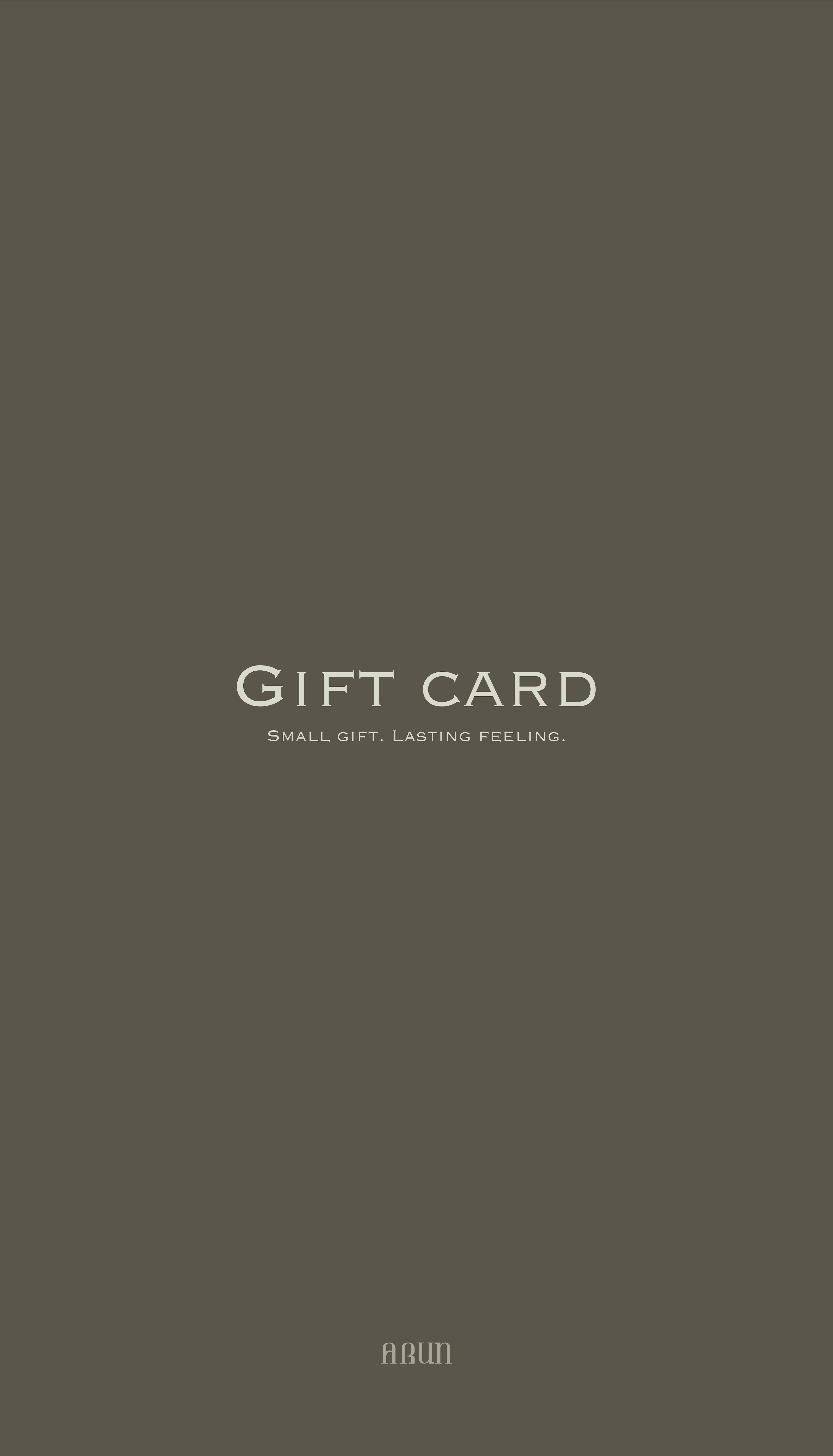 House of Arun Gift card